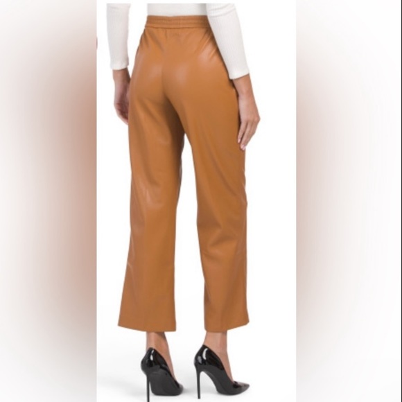 NWT Elie Tahari Faux leather pant - Picture 2 of 5